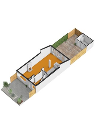 Floorplan - Piet van der Veldenstraat 4, 2371 TC Roelofarendsveen